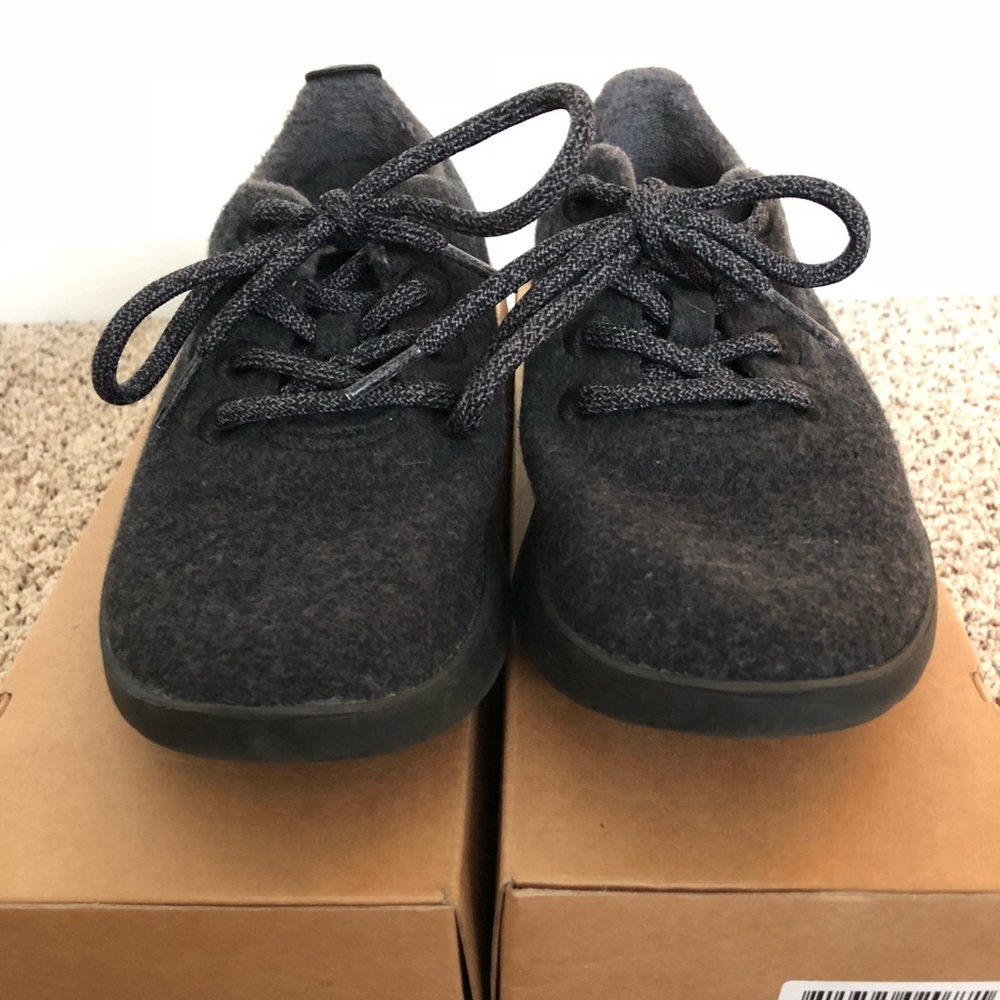 allbirds Womens Wool Runner - Natural Black